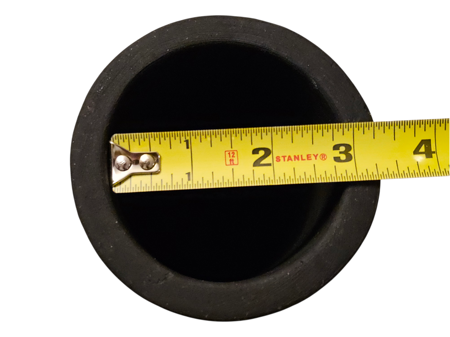 Giant Black Ceramic Pleco Cave - Black Cement - Shipping From USA