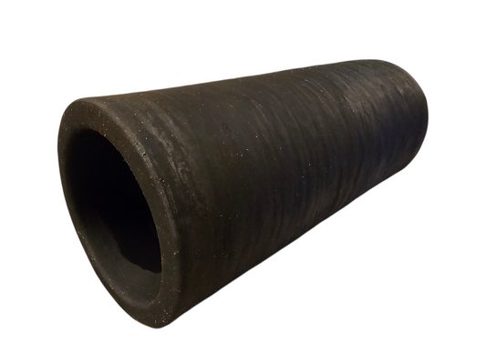 Giant Black Ceramic Pleco Cave - Black Cement - Shipping From USA