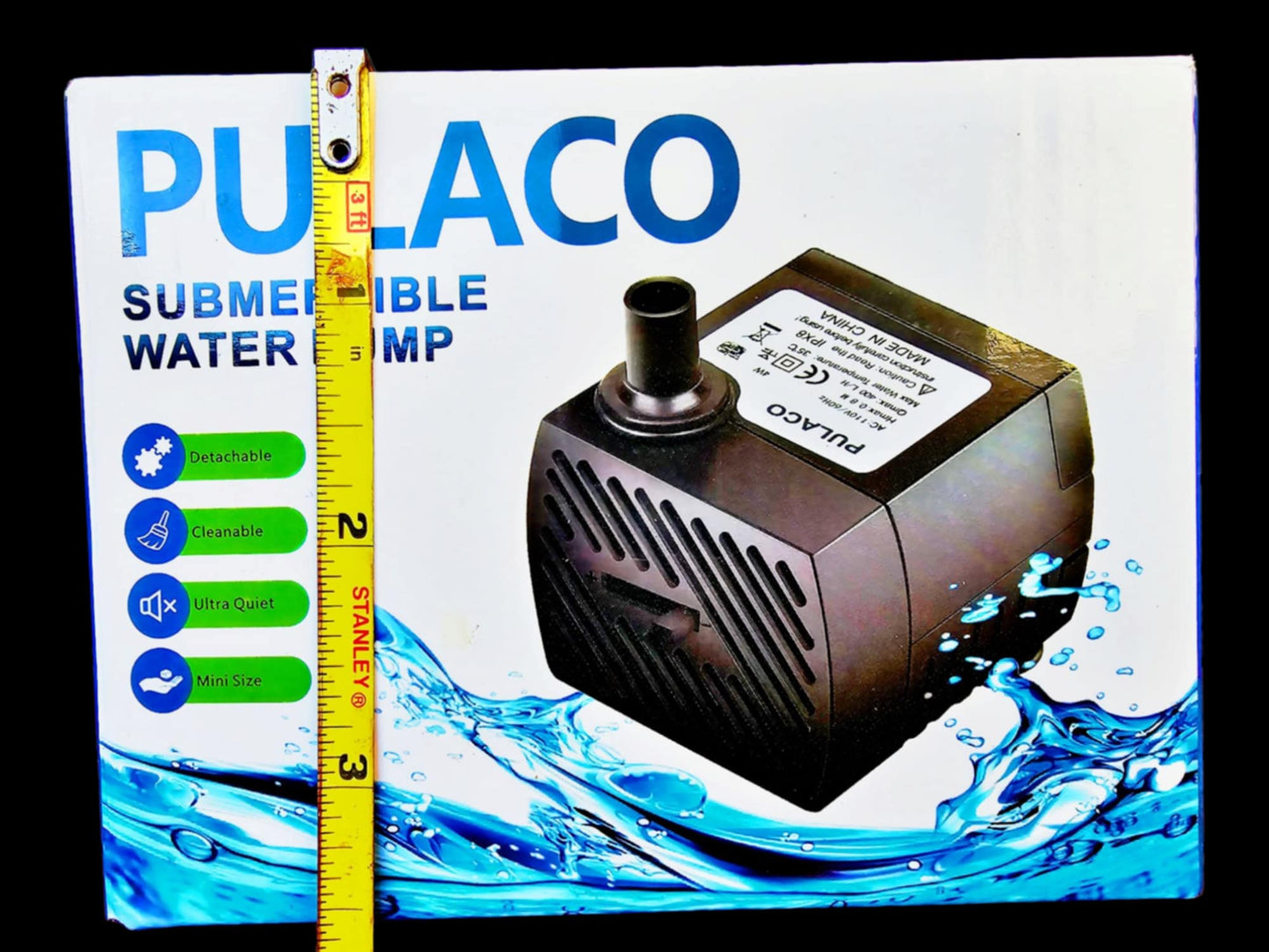 1x Pulaco Mini Sumbersible Water Pump PULACO-1414 Wave Maker - FAST SHIPPING!!