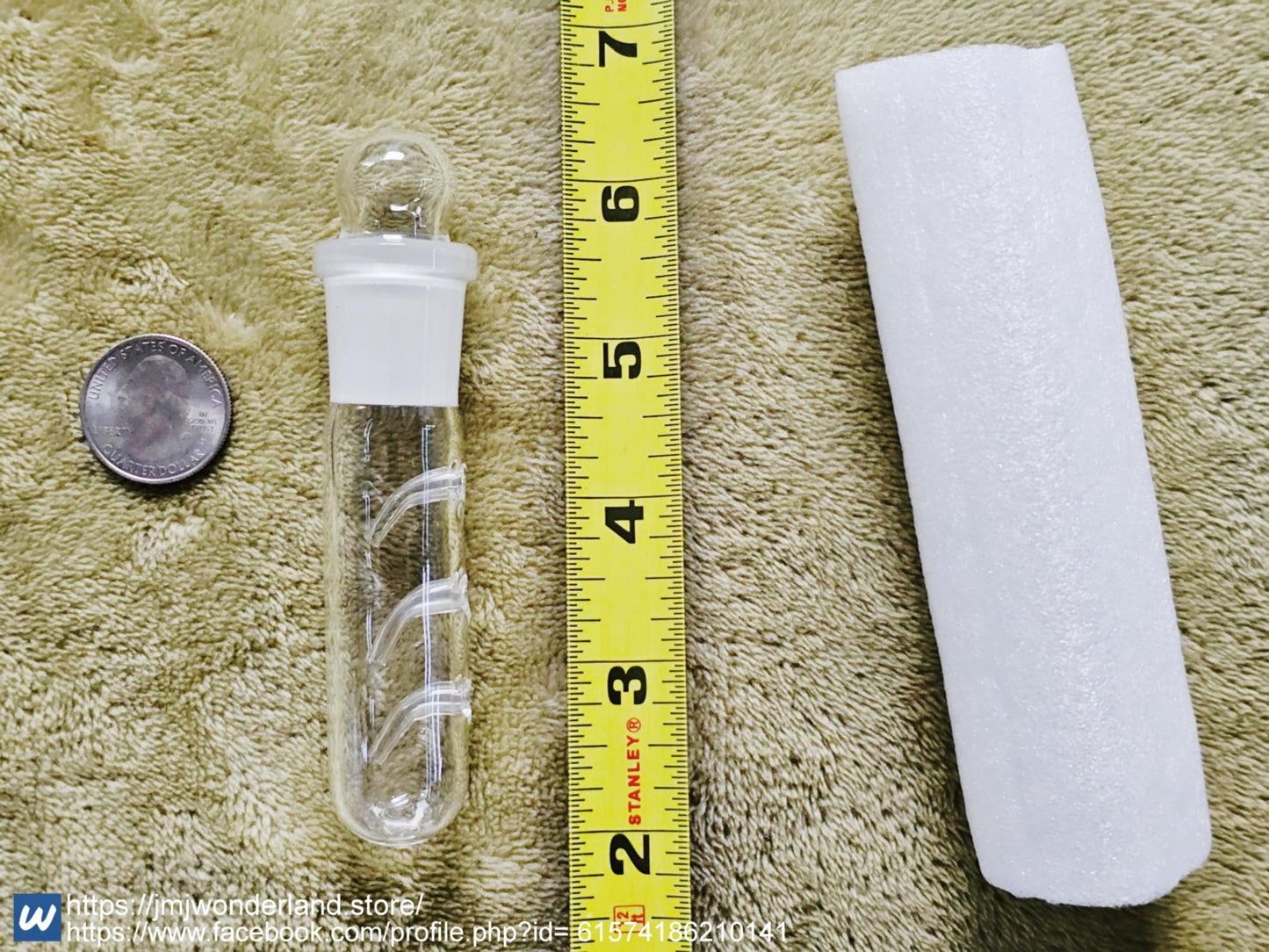 1 piece of 3 holes of Clear Glass Planaria and Leeches Trap - FAST SHIPPING!