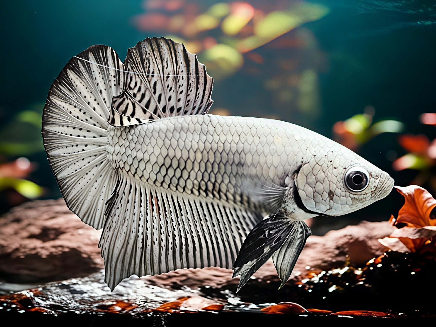 1x Live Black Full Mask HMPK Male Betta - FAST SHIPPING! (WYSIWYG) H301